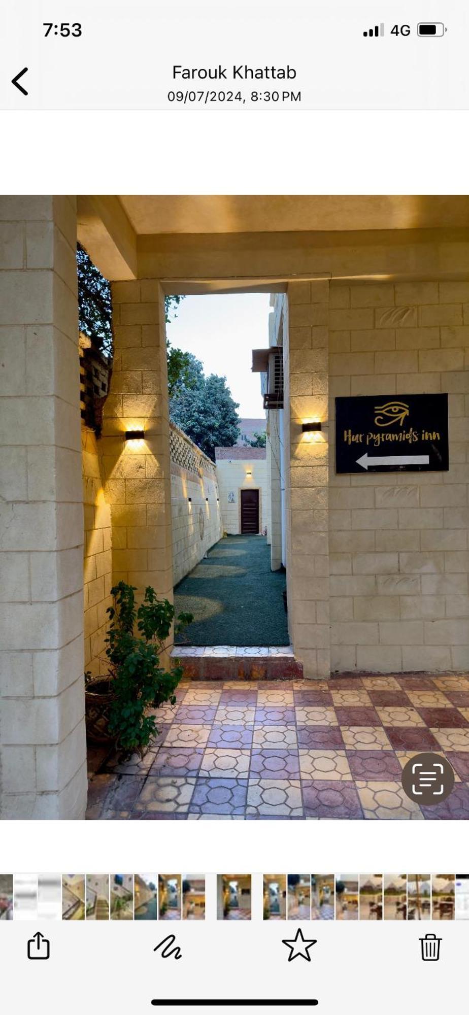 Hur Pyramids Land Inn Kafret el-Gabal Buitenkant foto